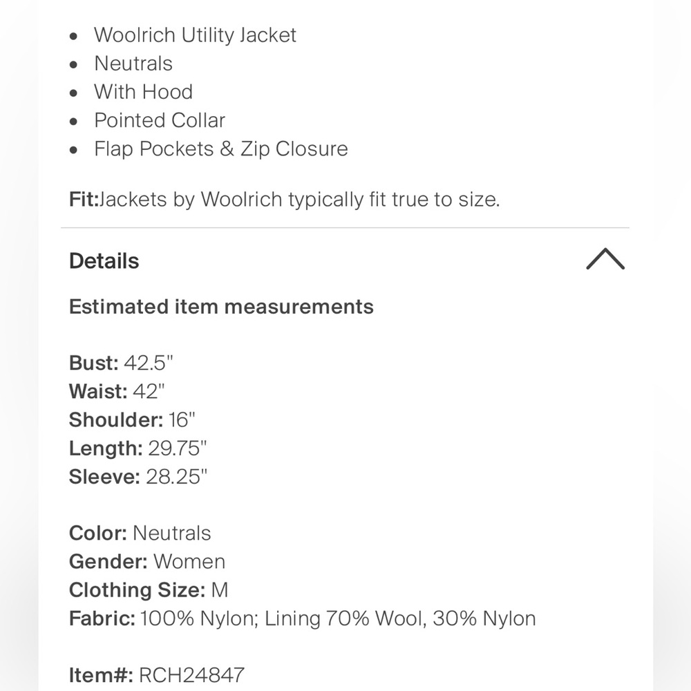 Woolrich Rain Jacket - Picture 4 of 4